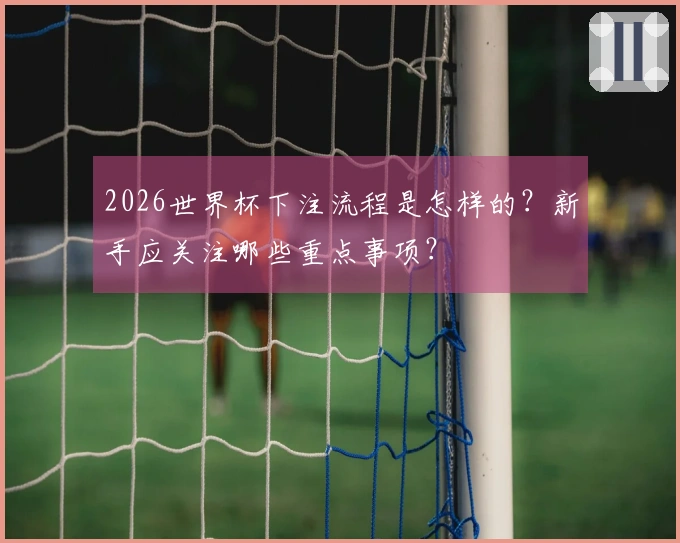2026世界杯下注流程是怎样的？新手应关注哪些重点事项？