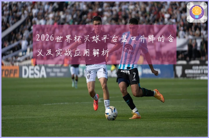 2026世界杯买球平台盘口升降的含义及实战应用解析